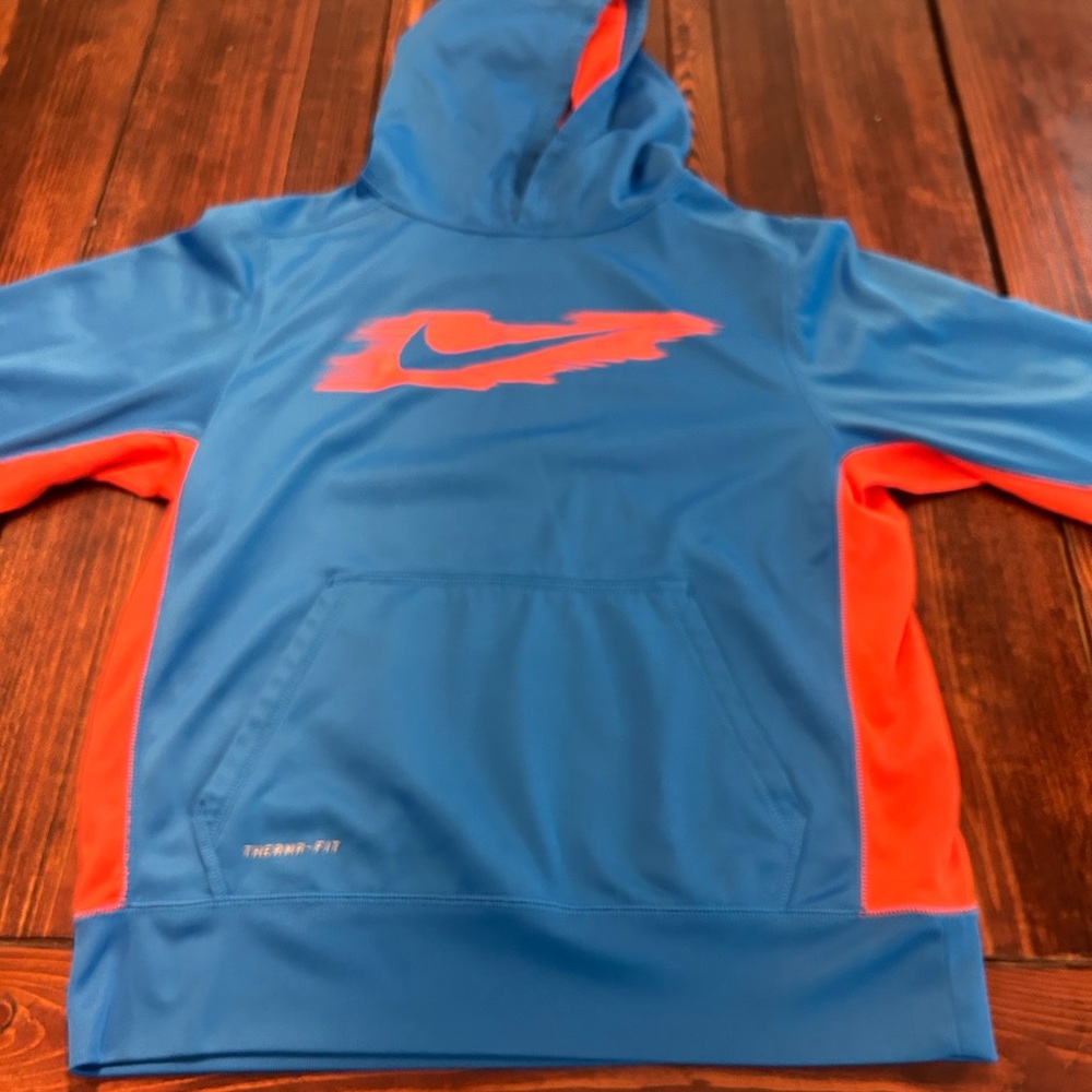 Nike Dri-FIT Blue and Orange Pullover